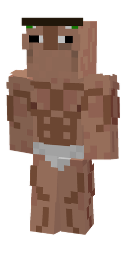 Brown skin: body, front render