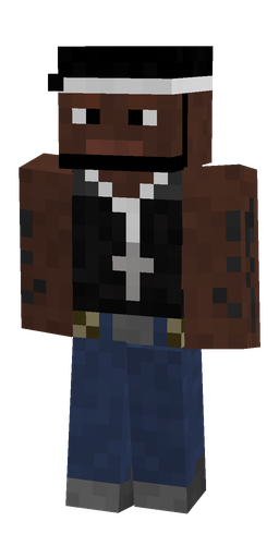 Black skin: body, front render