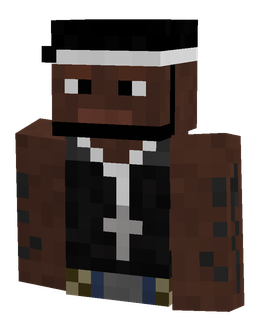 Black skin: bust render