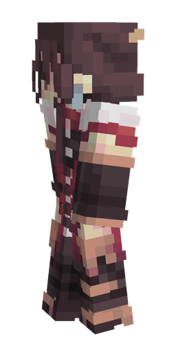 Black skin: body, left side render