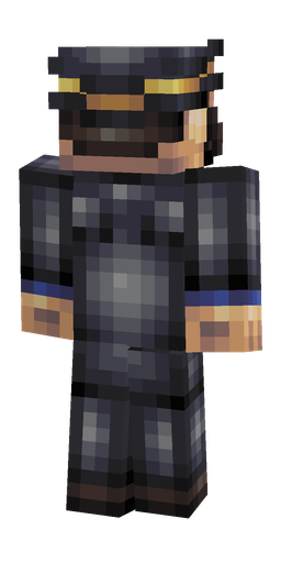 Black skin: body, back render