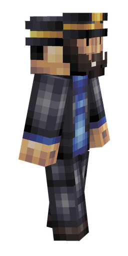 Black skin: body, right side render