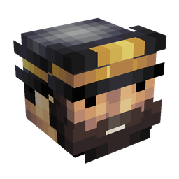 Black skin: head render