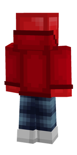 Blue skin: body, back render
