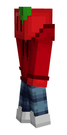 Blue skin: body, left side render