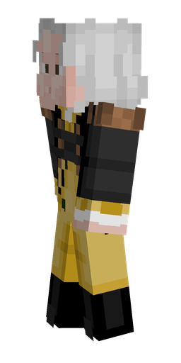 Black skin: body, left side render