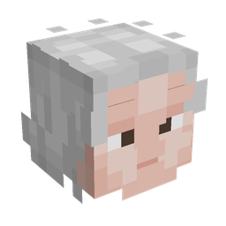 Black skin: head render