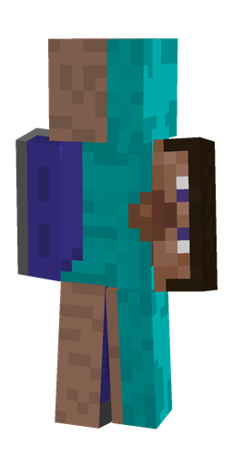 Blue skin: body, front render