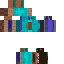 Blue skin: raw texture render