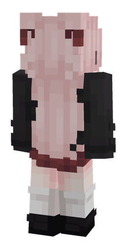 Black skin: body, back render