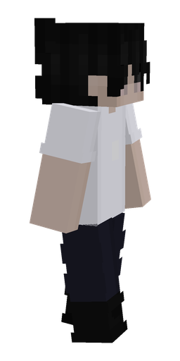 Black skin: body, right side render