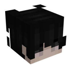 Black skin: head render