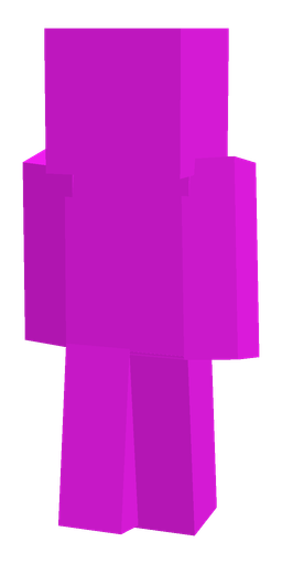 Pink skin: body, front render