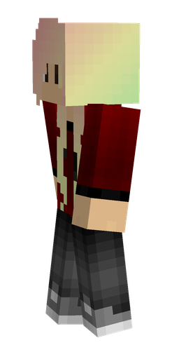 Black skin: body, left side render