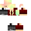 Black skin: raw texture render