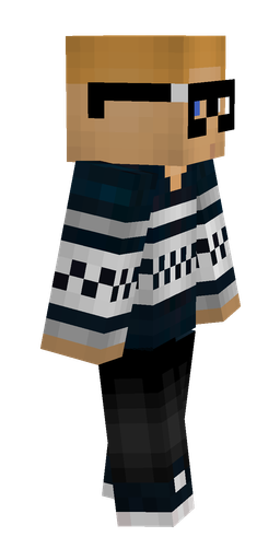 Black skin: body, right side render