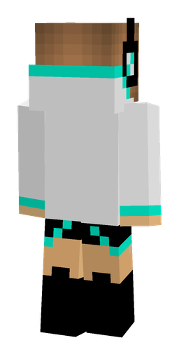 Black skin: body, back render