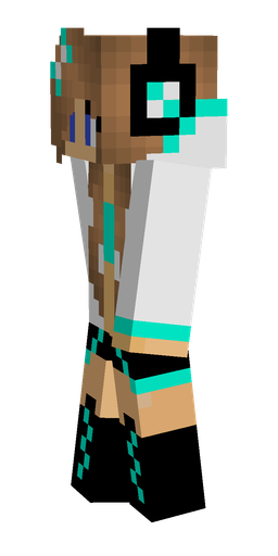 Black skin: body, left side render