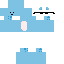 Blue skin: raw texture render