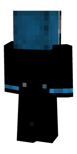 Black skin: body, back render