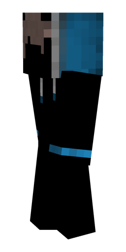Black skin: body, left side render