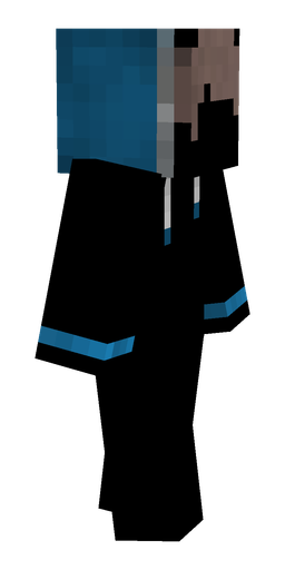 Black skin: body, right side render