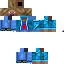 Blue skin: raw texture render
