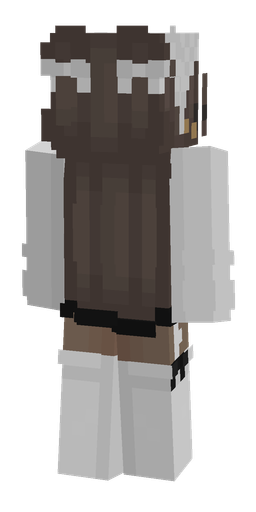 Black skin: body, back render