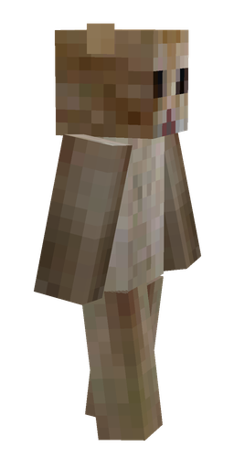 Brown skin: body, right side render