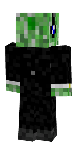 Black skin: body, back render