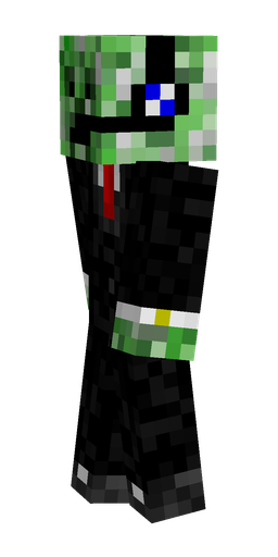 Black skin: body, left side render