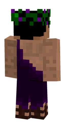 Black skin: body, back render