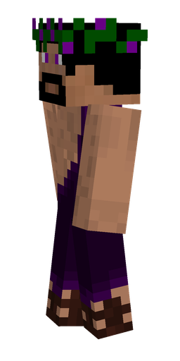 Black skin: body, left side render