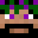 Black skin: face render