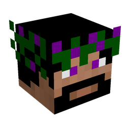 Black skin: head render