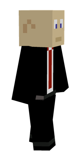 Black skin: body, right side render