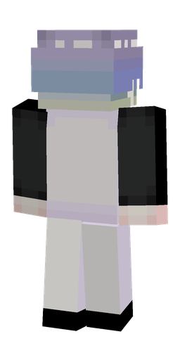Black skin: body, back render