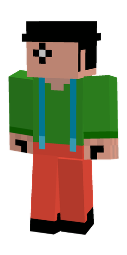 Black skin: body, front render
