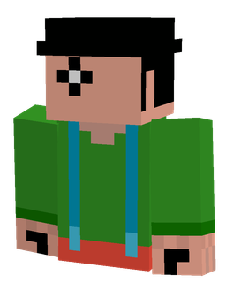 Black skin: bust render
