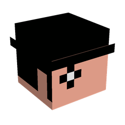 Black skin: head render