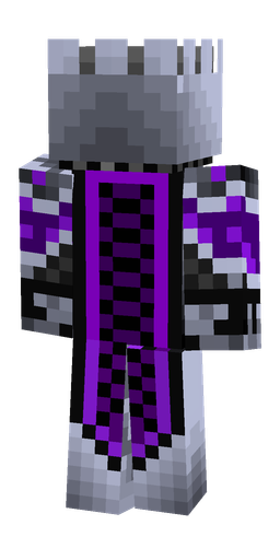 Black skin: body, back render