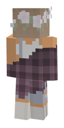 Gray skin: body, back render