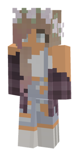 Gray skin: body, front render