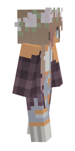 Gray skin: body, right side render
