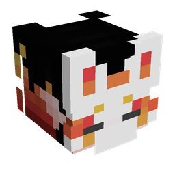 Black skin: head render