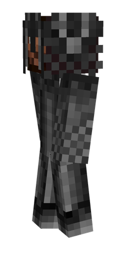 Black skin: body, left side render