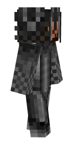 Black skin: body, right side render
