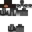 Black skin: raw texture render