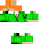 Classic skin: raw texture render