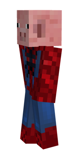 Blue skin: body, left side render